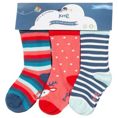 Kite reindeer organic socks