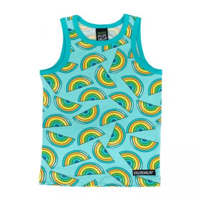 Villervalla vest rainbow reef blue