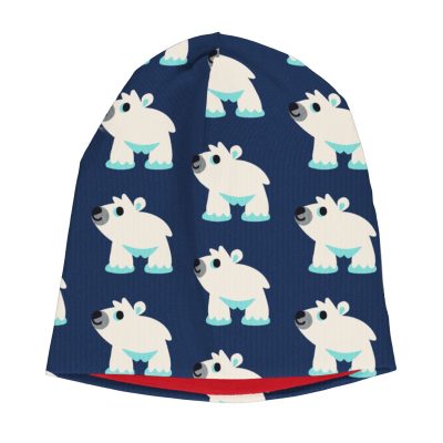Maxomorra beanie hat polar bear