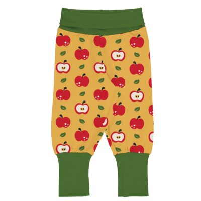 Maxomorra rib pants apple